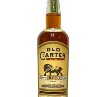 Old Carter Straight Rye Whiskey Batch #8 115.8 Proof