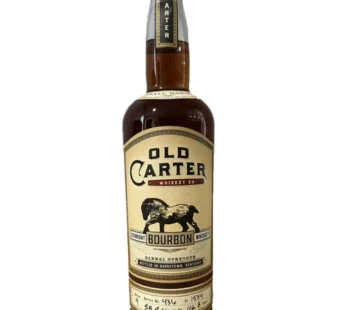 Old Carter Straight Rye Whiskey Batch #9 116.4 Proof