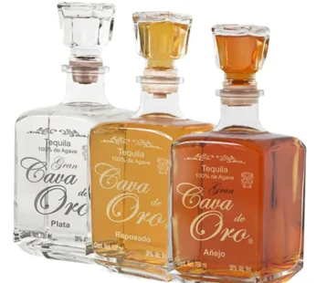 Cava De Oro Plata, Reposado, Anejo Tequila Bundle